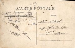 CPA Militaria Manoeuvres Batterie de 75 en marche Velo Cycle 