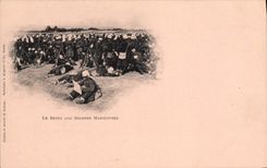 VINTAGE POSTCARD Militaria rest with the army maneuvers