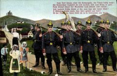 CPA Militaria Soldats allemands 