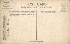 CPA Militaria The burial of Two British Soldiers on the battlefield 