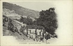 VINTAGE POSTCARD Militaria St Etienne the shooting with Black Wood