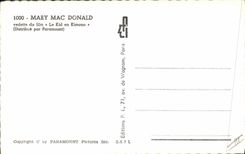 POSTAL MODERNA mac Donald de Maria del cine el cabrito fuera del kimono