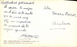 POSTAL MODERNA el cine Maria de Los tiene moralejas