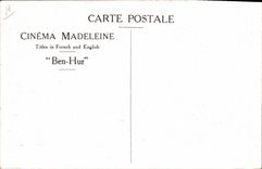 CPM Cinema Ramon Novarro dans Ben-Hur