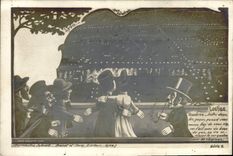 VINTAGE POSTCARD Louise Puppets