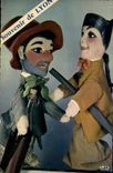 MODERN CARD Puppets Lyons puppets Puppet and Gnafron