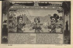 CPA Guignols Guignol Exposition de Lyon 1914