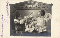 CPA Guignols Guignol Enfants