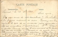 VINTAGE POSTCARD Troyes Bank the Counter of discount of Mulhouse