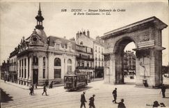 CPA Banque Dijon Porte Guillaume et le Comptoir d'Escompte de Mulhouse 