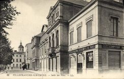 CPA Banque Villefranche sur Saone Salle des fetes 