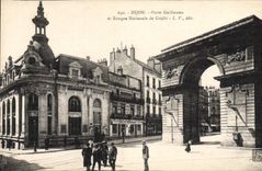 CPA Banque Dijon Porte Guillaume et le Comptoir d'Escompte de Mulhouse 