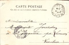 VINTAGE POSTCARD Ticket Fifty Francs