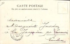 VINTAGE POSTCARD Ticket thousand Francs