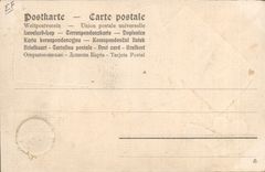 VINTAGE POSTCARD Tickets Part 10 Francs Gold