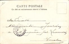 VINTAGE POSTCARD Ticket Five Hundred Francs