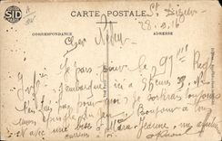 CPA Billet Dix Francs Soldat Militaria Le meilleur remede au cafard