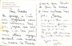 VINTAGE POSTCARD Napoleon 1st Museum of Versailles Wagram