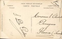 VINTAGE POSTCARD Napoleon 1st Museum of Versailles Menjaud Marie Louise and the king of Rome