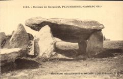 CPA Dolmen de Kergavat Plouharnel Carnac Menhir 