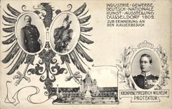 VINTAGE POSTCARD Kronprinz Friedrich Wilhem Protektor Eagle