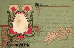 VINTAGE POSTCARD Gruss