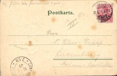 VINTAGE POSTCARD Gruss