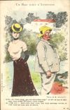 VINTAGE POSTCARD Fantasy Illustrator a husband full with attentions Gerbault Chambord
