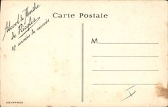 VINTAGE POSTCARD Fantasy Illustrator the Beaumarchais Theater the Barber of Seville