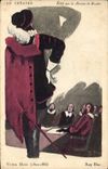 VINTAGE POSTCARD Fantasy Illustrator the Theater Victor Hugo Ruy Blas
