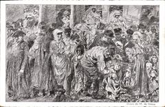 VINTAGE POSTCARD Fantasy Illustrator National Help Militaria