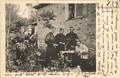 La POSTAL Militaria de la VENDIMIA funciona la paga de ella