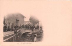 VINTAGE POSTCARD Militaria With quartering