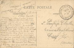 Alrededores de Militaria de la POSTAL de la VENDIMIA de Toul el despertador al campo de madera el obispo