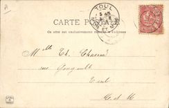 CPA Militaria Toul La revue du 14 juillet Le 153eme regiment d'infanterie