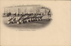 CPA Militaria Position du tireur a genou