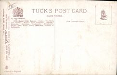 VINTAGE POSTCARD Royal Militaria 5the Scouts Throws