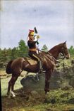 VINTAGE POSTCARD Militaria 5th Royal Irish Throws