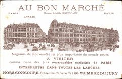CPA Chat Chats Chaton Au Bon Marche Maison Boucicaut Paris 