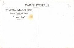 CPM Cinema Ramon Novarro dans Ben Hur