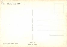 POSTAL MODERNA cine Marie Jose nacional