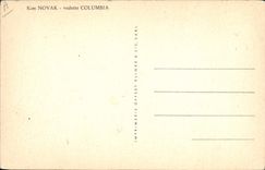 POSTAL MODERNA motora de alta velocidad de Kim Novak Colombia del cine