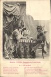 CPA Cartomancie Voyance Folklore Madame Theresa somnambule extra lucide le soldat