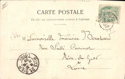 CPA Cartomancie Voyance Folklore Horoscope Les 4 valets Valet de carreau
