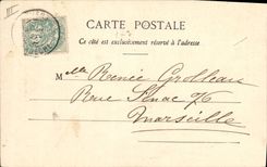 Horóscopo del folklore de la clarividencia de Cartomancie de la POSTAL de la VENDIMIA el corazón de 4 espolones de las señoras