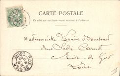 Horóscopo del folklore de la clarividencia de la cartomancia de la POSTAL de la VENDIMIA el bribón de 4 criados de corazones