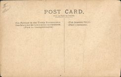 VINTAGE POSTCARD Cartomancy Clairvoyance Folklore the good adventure