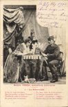 CPA Cartomancie Voyance Folklore Madame Theresa somnambule extra lucide Le reserviste