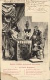 VINTAGE POSTCARD Cartomancy Clairvoyance Folklore Mrs Theresa sleepwalker the extra lucid old Mister