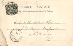 VINTAGE POSTCARD Cartomancy Clairvoyance Folklore Mrs Theresa sleepwalker the extra lucid old Mister